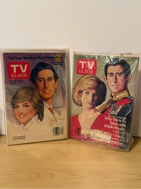 Princess Diana TV Guide Set